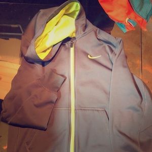 Boys dark gray Nike hoodie